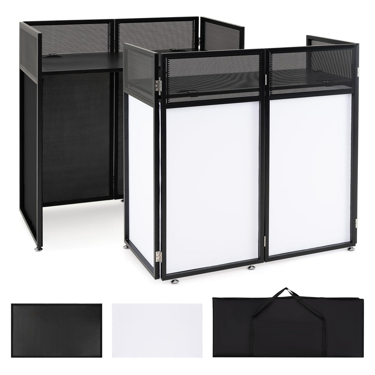 Portable DJ Booth with Scrims & Carrying Bag