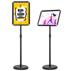 Giantex Floor Poster Stand Stand Height Adjustable