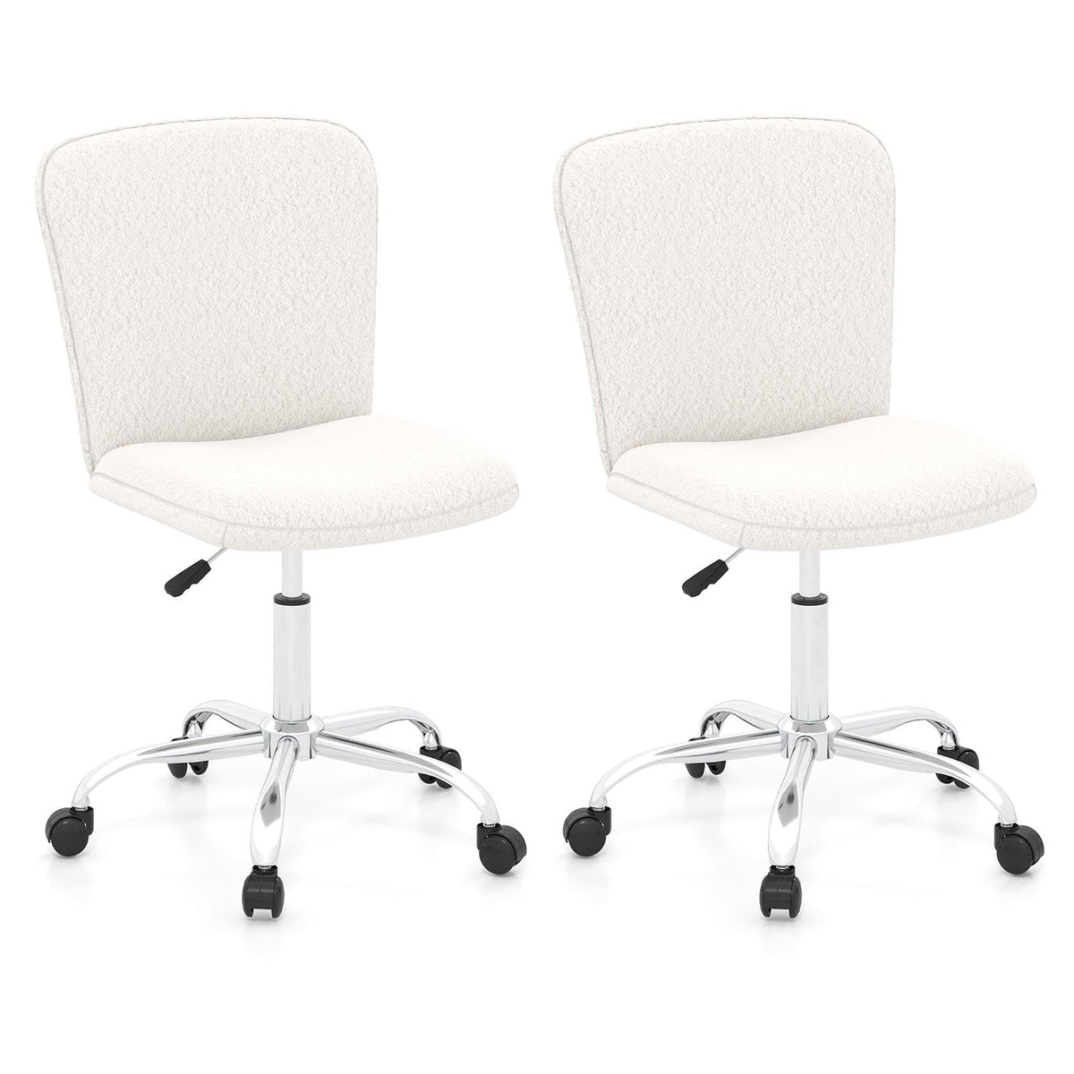 Height-Adjustable Ergonomic Mesh Chair, 2 Pack