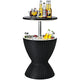 Outdoor Ice Cooler with Height Adjustable Tabletop for Party
