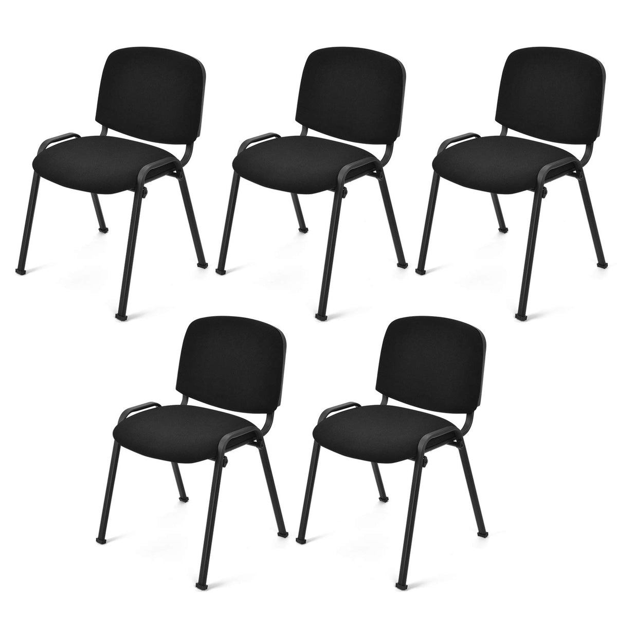 Giantex Set of 5 Conference Chair, Modern Waiting Room Chairs