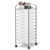 Giantex 10-Drawer Rolling Storage Cart