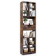 180cm Tall Freestanding Bookcase with Drawer and 2 Anti-Tip Kits for Home Office
