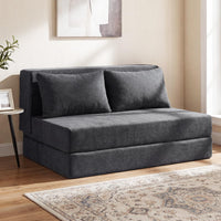 Giantex Folding Sofa Bed, 3-in-1 Convertible Sleeper Chair with 2 Pillows