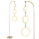 3-Circle Dimmable LED Floor Lamp with Foot Switch & 3 Color Temperatures for Room