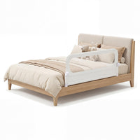 120 cm Foldable Bed Rail with Removable Oxford Fabric Cover and Extra Buckle for Toddlers