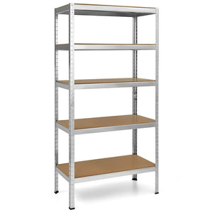 Giantex 5-Tier Storage Shelves, 180cm Steel Garage Shelf Rack with Adjustable Shelves