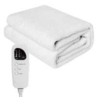 Electric Blanket Heated Mattress Pad with Overheat Auto-Off