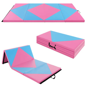 117 x 60 x 20 cm Gymnastics Mat, 4-fold Tumbling Mat