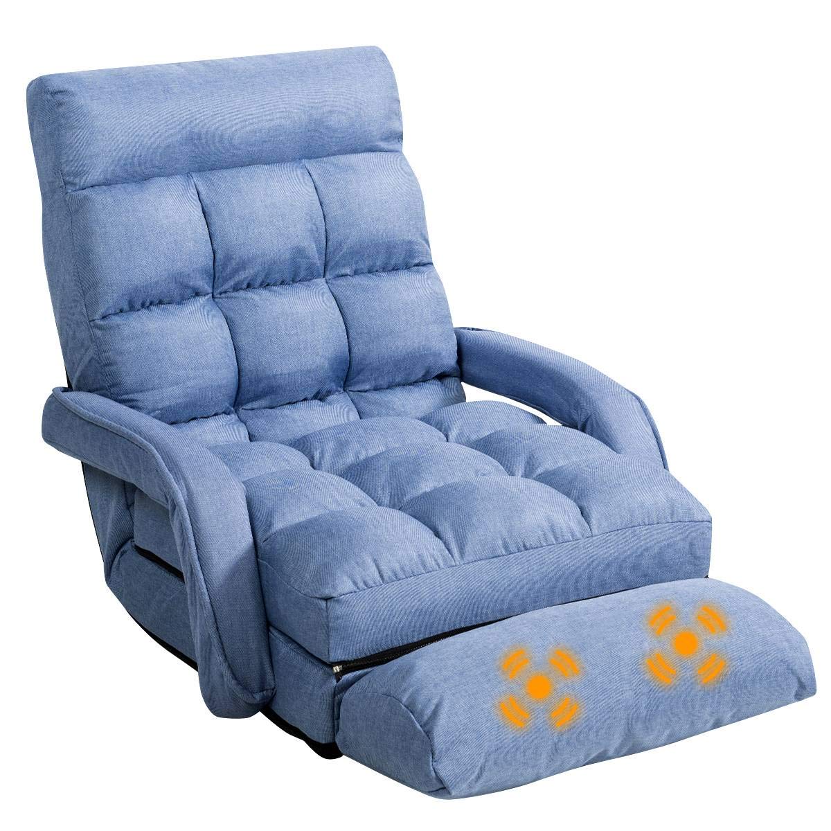Folding Floor Sofa Bed, Adjustable Lounger Floor Sofa, Padded Floor Recliner Chair