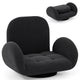 Giantex Swivel Floor Chair Folding Gaming Chair with Adjustable Backrest