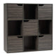 Wooden Bookcase Display Shelf, 3-Tier Storage Cabinet, Bookshelf Storage Unit Organiser for Toys Decorations