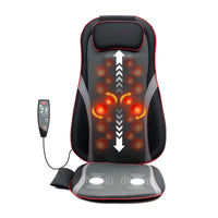 Shiatsu Back Massager with Heat, Neck and Back Massage Seat Pad for Chair, Deep Tissue Kneading