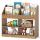 3-Tier Kids Bookshelf, Toy Storage Organizer Shelf w/Display Rack