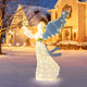152cm Pre-Lit Christmas Angel Decoration with 120 LED Lights