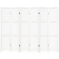 Giantex 4/6-Panel Folding Room Divider, 170CM Tall Carved Privacy Screen