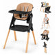 7-in-1 Convertible Foldable Baby High Chair w/Adjustable Tray