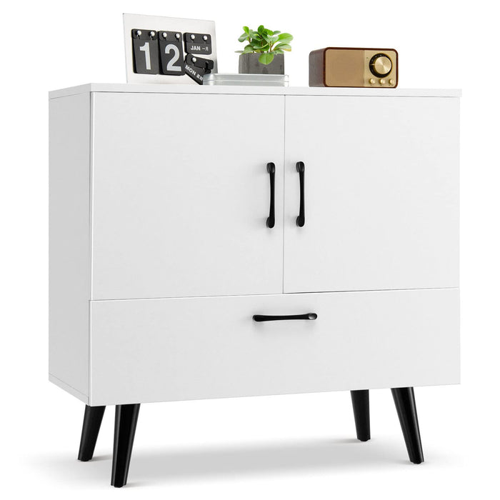 Giantex Modern Storage Cabinet Buffet Sideboard, Accent Cabinet w/Doors