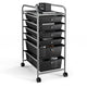 Giantex Rolling Storage Cart with 6 Drawers, Multifunctional Art Craft Tools Organizer on Wheels