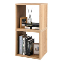 Giantex Stackable 2-Tier Storage Cube, Home Cubby Organize