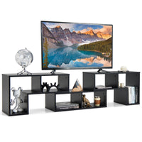 Giantex 3 Pieces Adjustable TV Console Stand