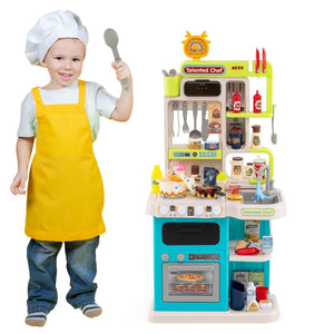 95 PCS Kids Kitchen Playset, Pretend Play Kitchen