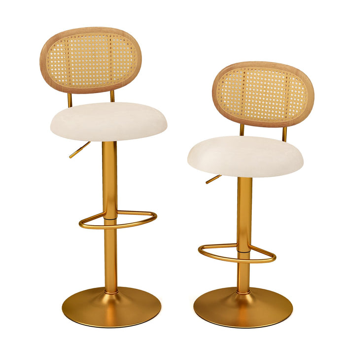 Giantex Height Adjustable Bar Stool Set of 2