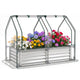 120x30x60 cm Raised Garden Bed with Greenhouse Cover and Windows