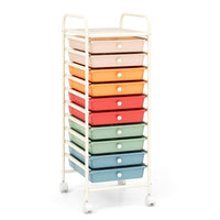 Giantex 10-Drawer Rolling Storage Cart