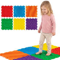 6 PCS Sensory Mats for Kids with Rich Colors for Children Aged 3+ Years Old