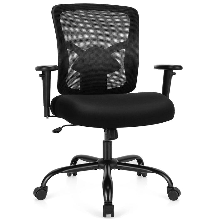 Giantex 400 LBS Big & Tall Mesh Office Chair, Ergonomic Executive Chair w/Lumbar Support