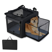 Folding Soft Dog Crate, Portable and Foldable Pet Carrying Bag