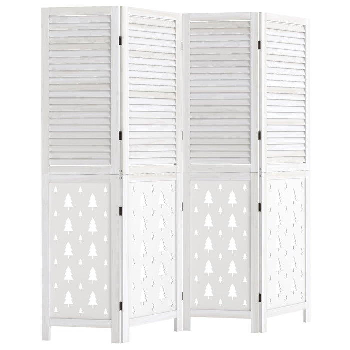 170cm Tall Wood Room Divider with 4/6 Panel