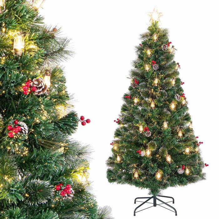 Artificial Xmas Tree Optic Fibre with 8 Lighting Modes and Kerosene Lamps