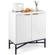 Giantex Fluted Sideboard Buffet Cabinet with 2 Doors