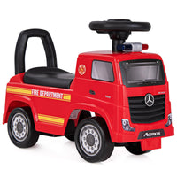 Mercedes-Benz Licensed Kids' Ride On Truck, Push Fire Engine