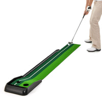 250 CM Putting Green, Premium Golf Practice Turf with Simulate Grass Turf