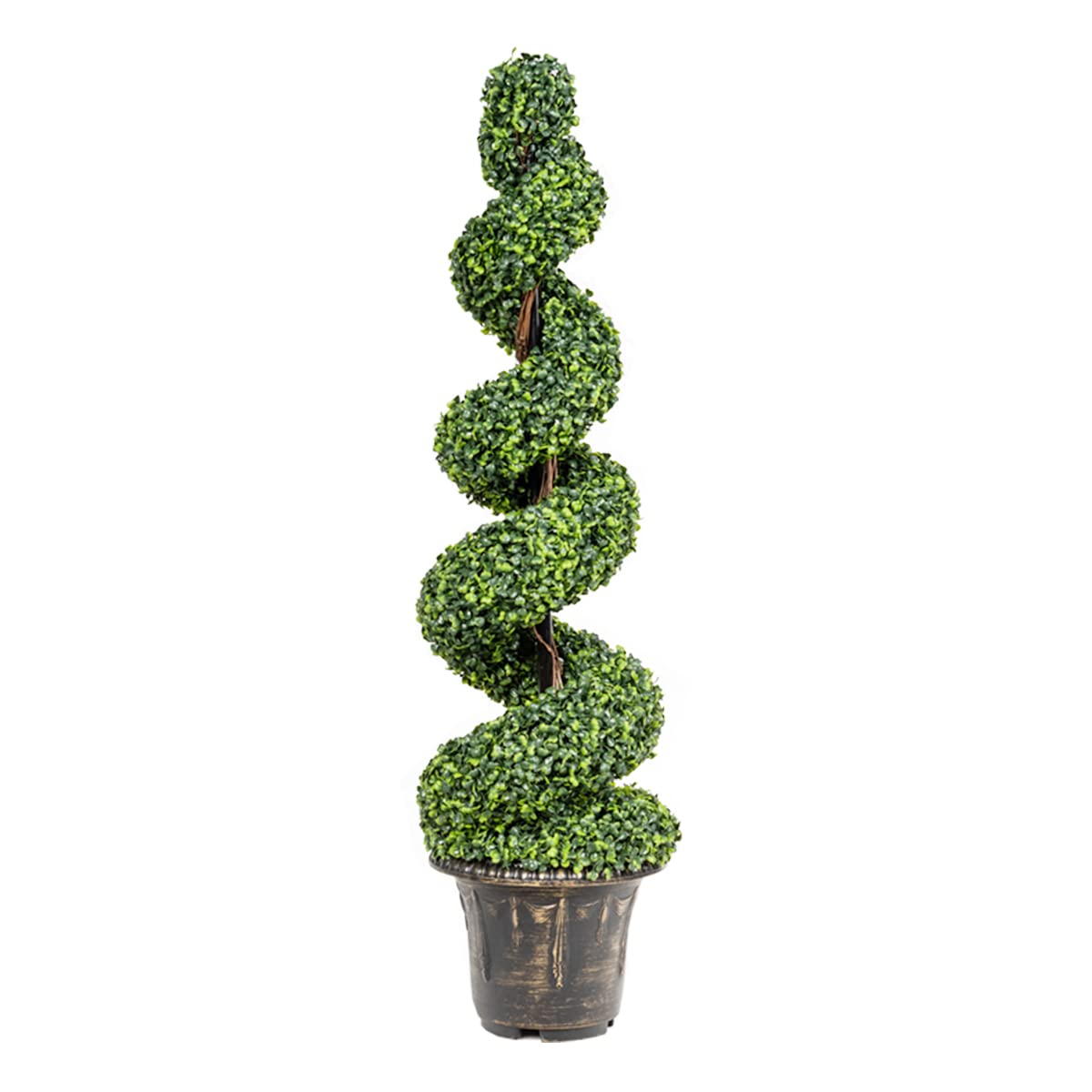 Giantex 118cm Artificial Boxwood Spiral Tree