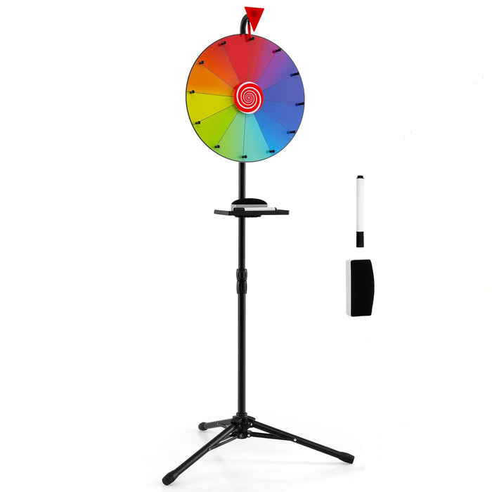 40cm Prize Wheel Height Adjustable with Folding Floor Stand