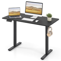 Electric Standing Desk with 3 Memory Height Settings and 2 Hanging Hook