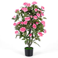 90cm Artificial Rose Tree Free Maintenance for Home Office Porch