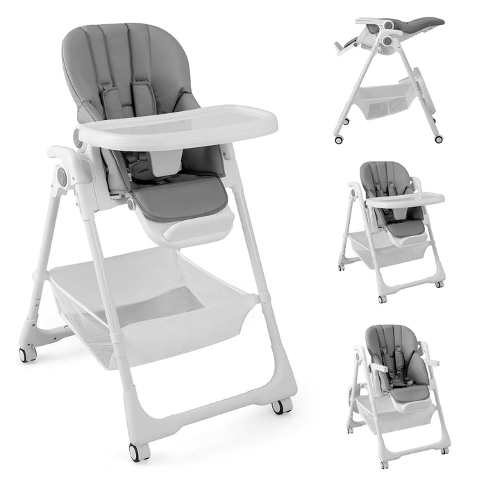 Convertible Infant Dining Chair with 7 Height for Babies and Toddlers