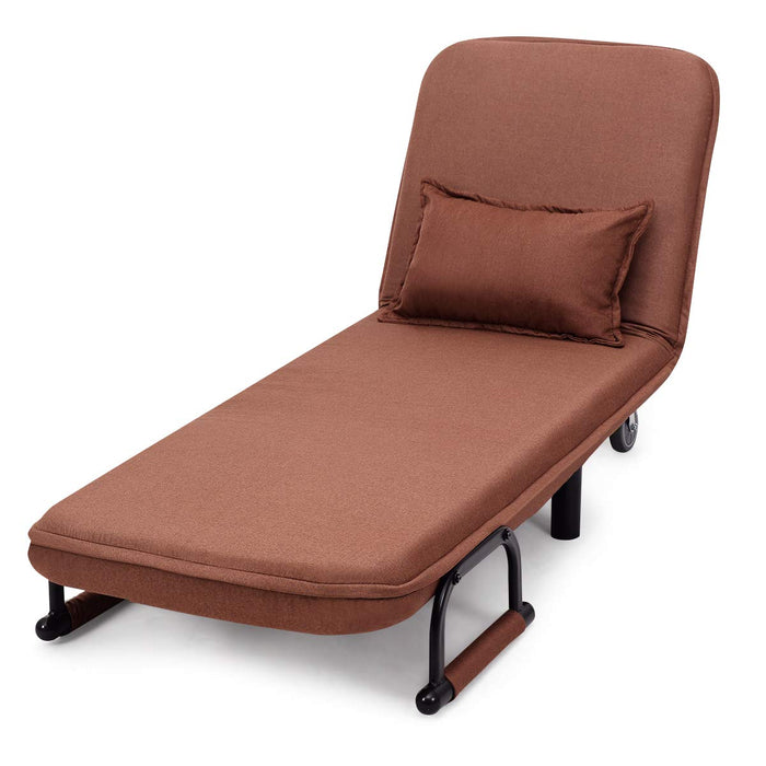 Folding Lounge Sofa Bed, 3 In 1 Convertible Recliner Sofa