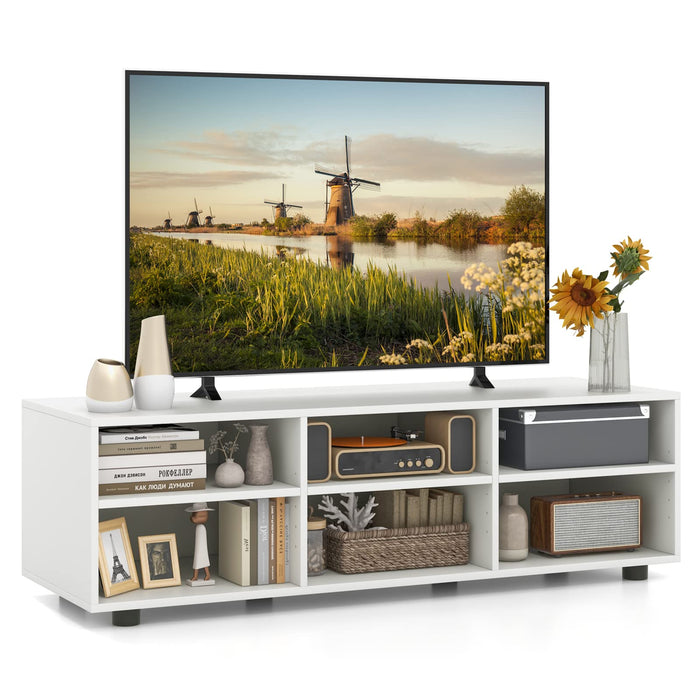 Giantex 115cm TV Stand, Thickened Board Structure