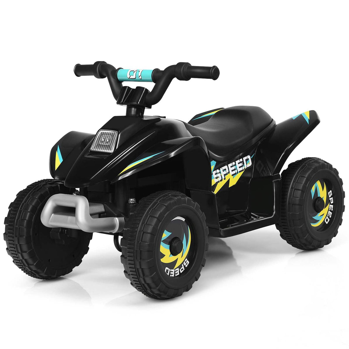 6V Kids Ride on ATV Toy Electric Quad Car with Forward and Reverse Switch