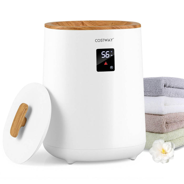 Luxury Towel Warmer Bucket with Auto Shutoff and One Button Start