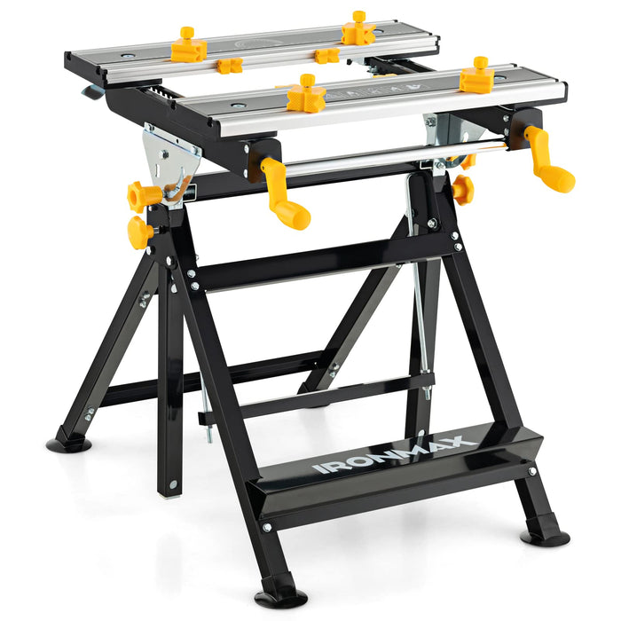 Folding Work Table 125kg Load Capacity, Portable Workbench