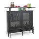 Giantex 4-Tier Home Bar Unit, Home Bar Cabinet
