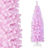 1.83M/2.15M Pre-Lit Artificial Christmas Tree with 475/670 branch tips for Decoration
