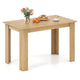 Giantex 120 CM Dining Table for 4-6, Wooden Rectangular Table